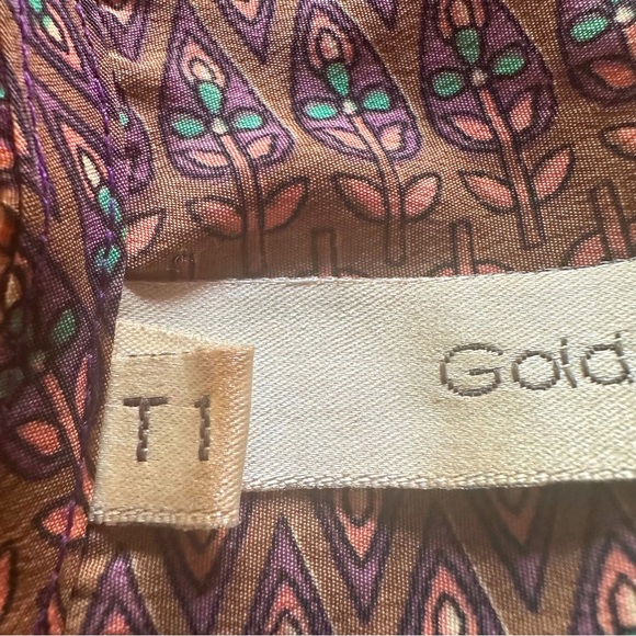 Gold & Silver Paris Maxi Dress (size 1) - designed & purchased in France - Picture 8 of 11